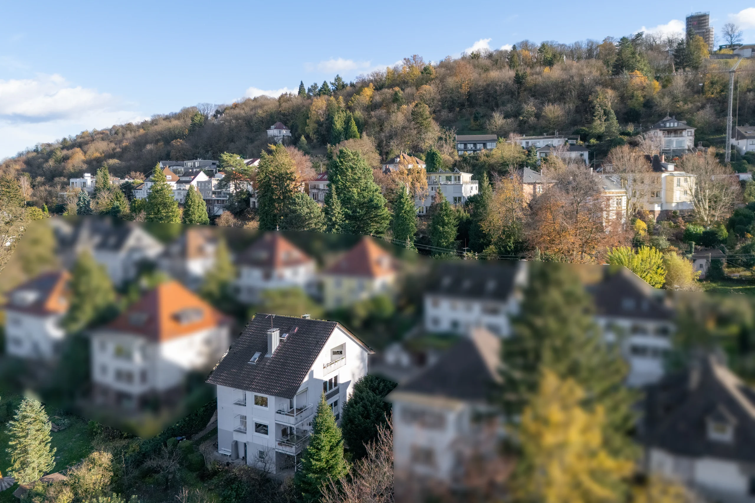 KA-Durlach / gepflegtes MFH mit drei Wohnungen, Balkonen und Gartengrundstück in ruhiger Halbhöhenlage am Turmberg