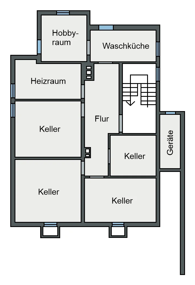 KA-Durlach / gepflegtes MFH mit drei Wohnungen, Balkonen und Gartengrundstück in ruhiger Halbhöhenlage am Turmberg
