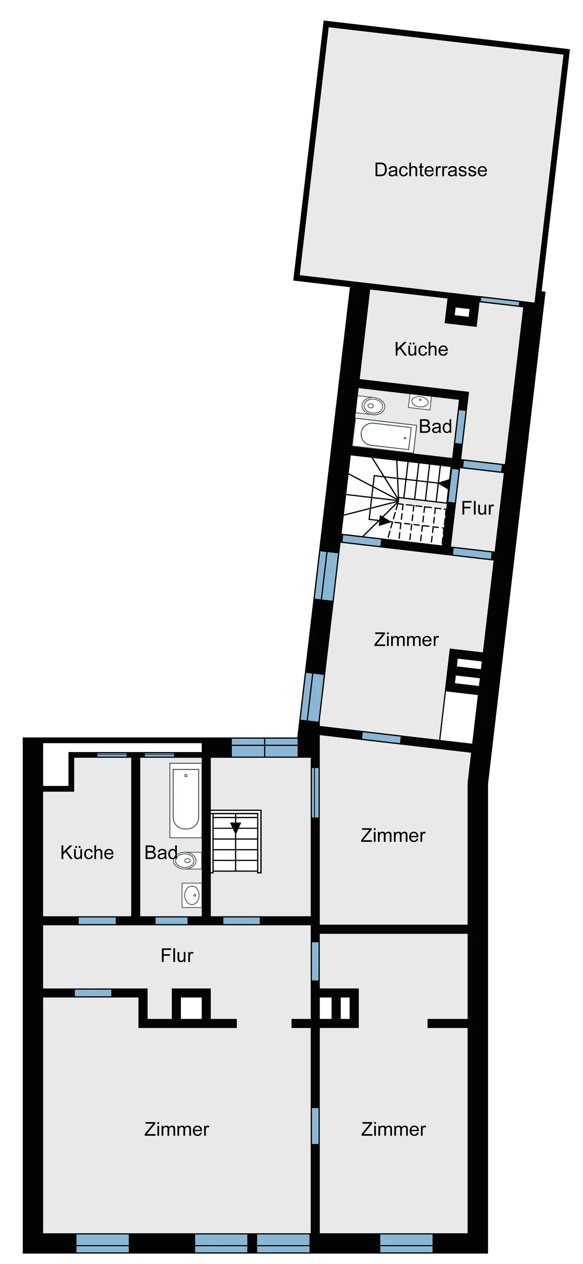 Stilvolles Mehrfamilienhaus mit sechs Einheiten in unmittelbarer Nähe zum Karlsruher Schloss / KA-Innenstadt-West