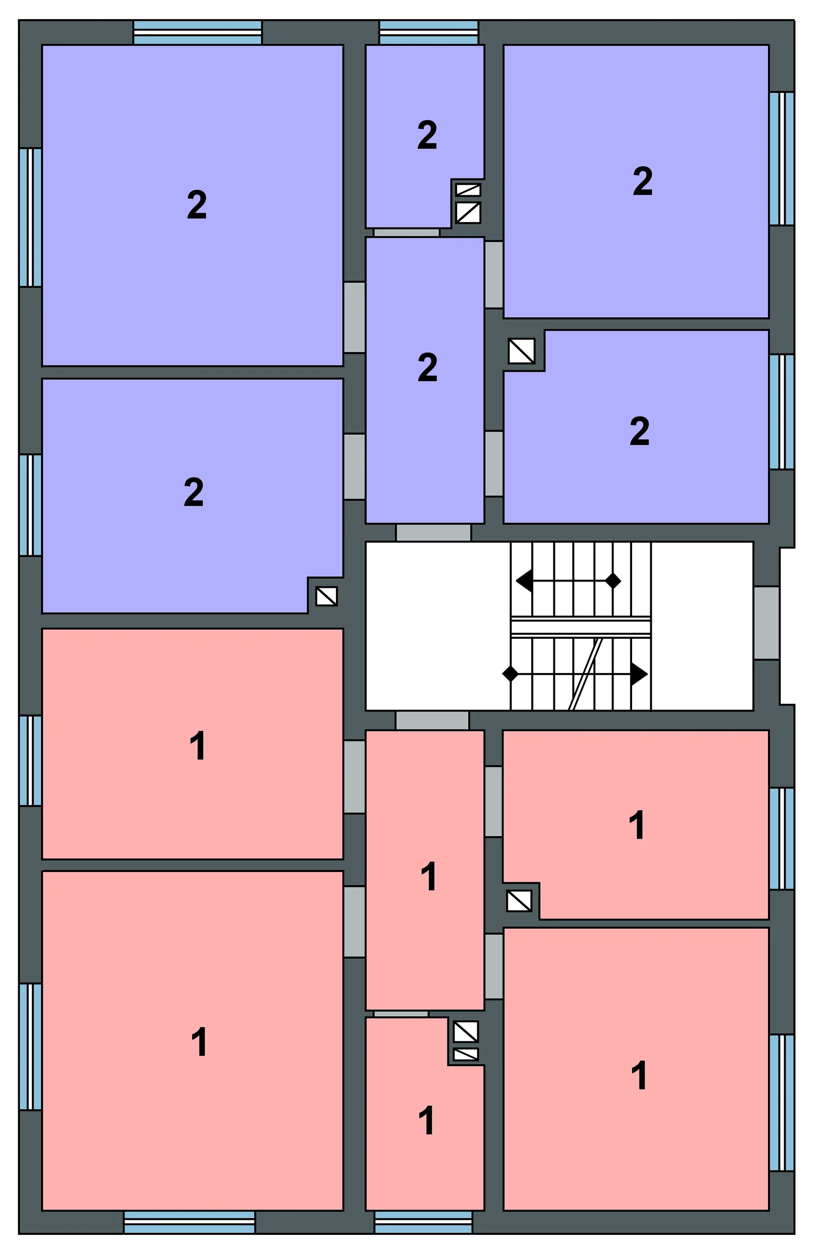 Rastatt / Mehrfamilienhaus mit 8 Wohneinheiten in Bahnhofsnähe / 1 Wohnung frei