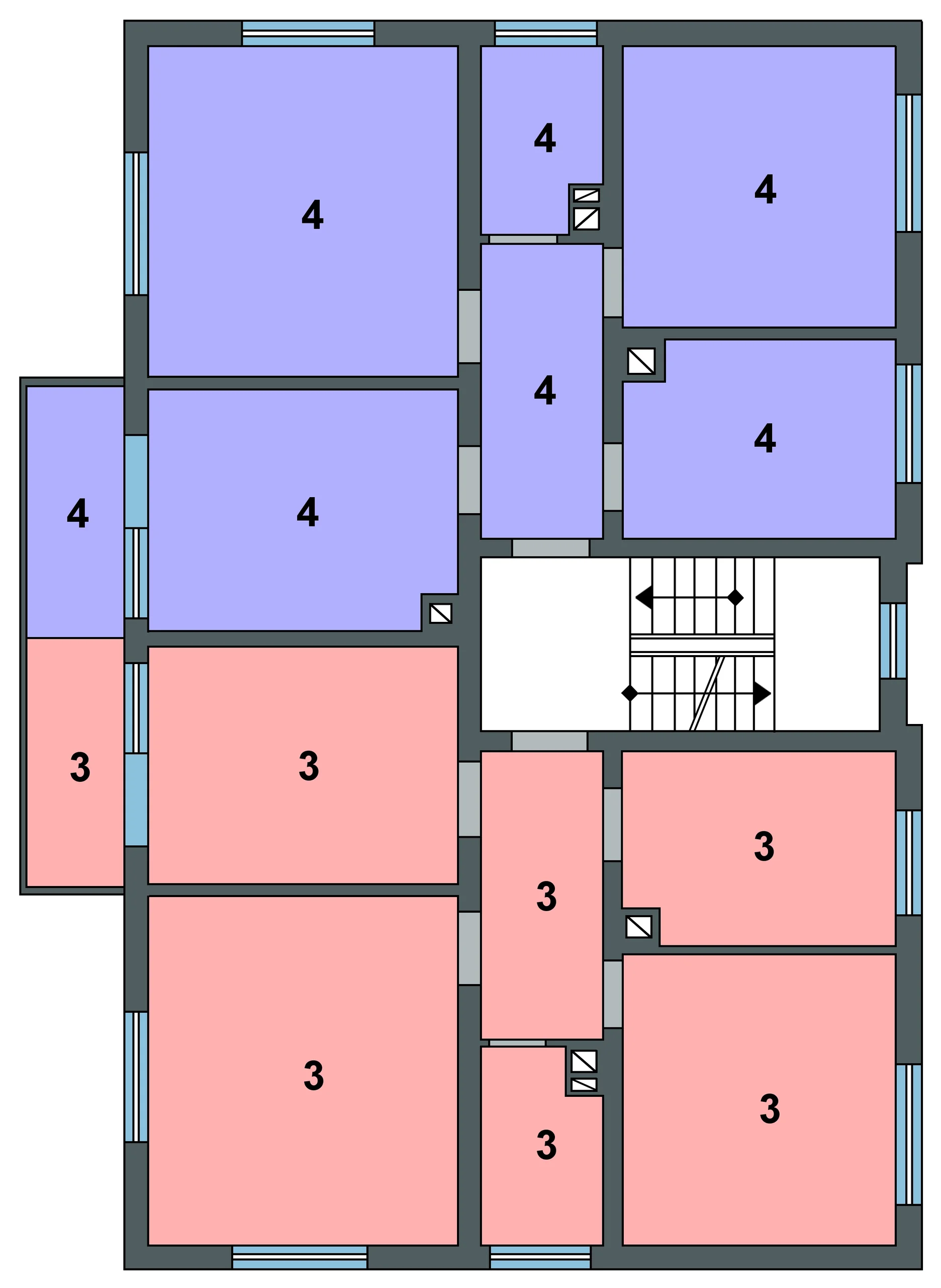 Rastatt / Mehrfamilienhaus mit 8 Wohneinheiten in Bahnhofsnähe / 1 Wohnung frei