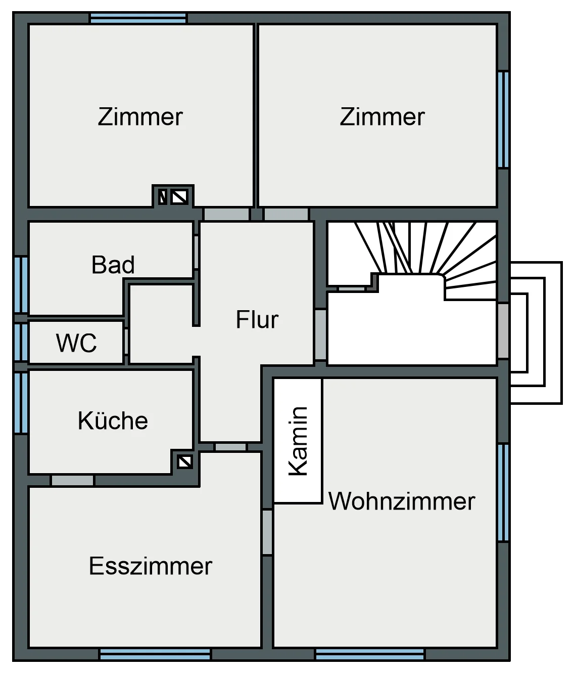 Eggenstein-Leopoldshafen / Zweifamilienhaus mit Garten und Doppelgarage in ruhiger Lage / bezugsfrei