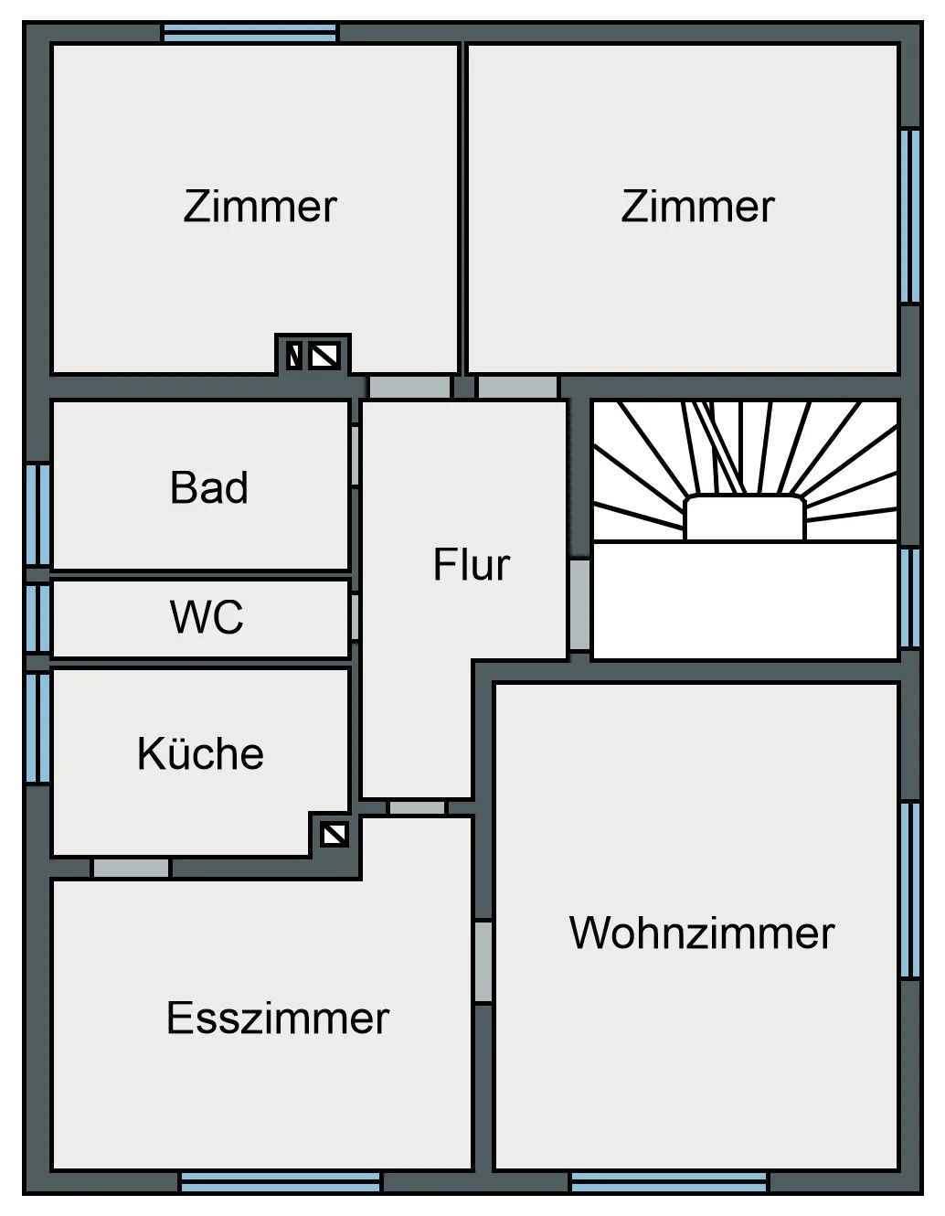 Eggenstein-Leopoldshafen / Zweifamilienhaus mit Garten und Doppelgarage in ruhiger Lage / bezugsfrei