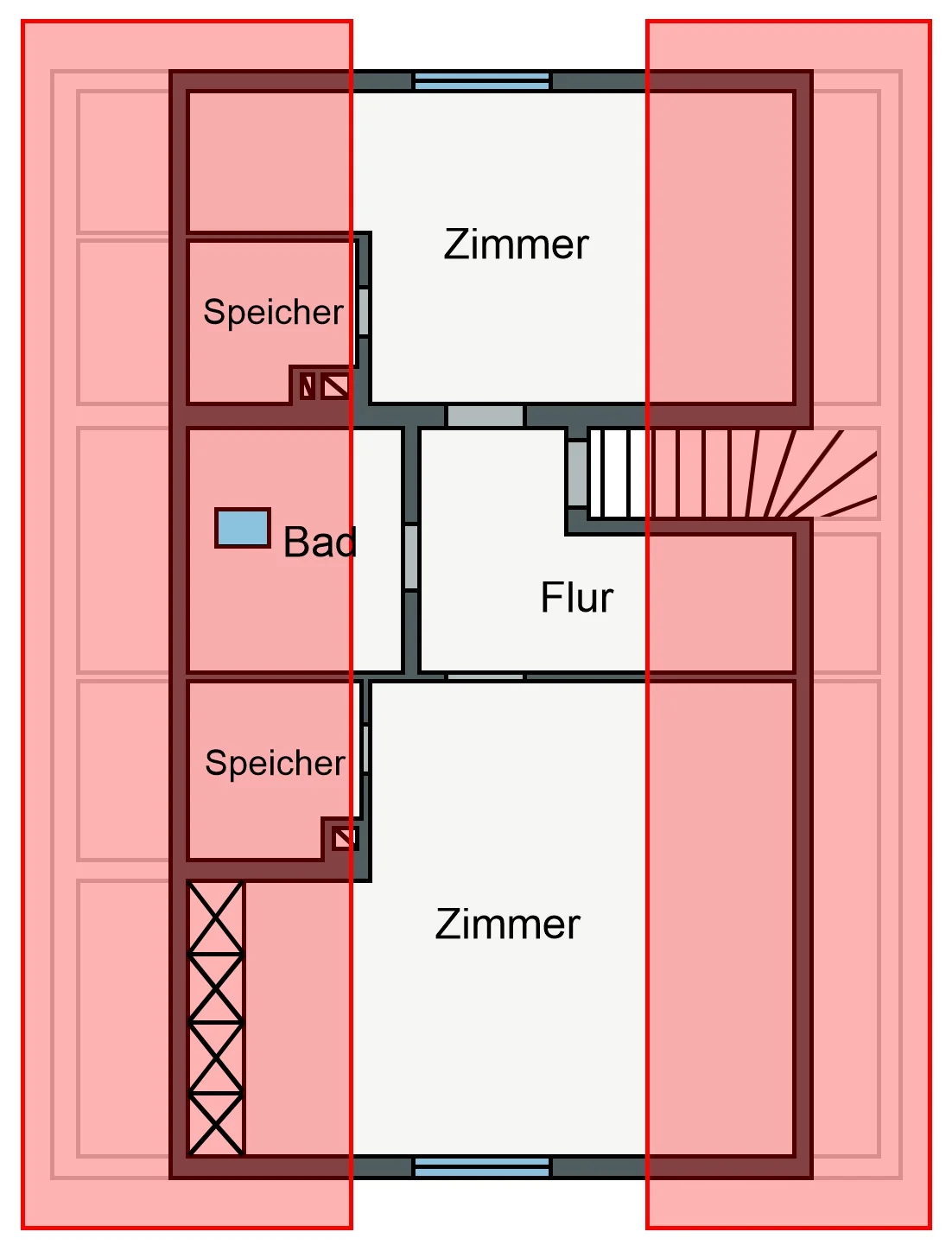 Eggenstein-Leopoldshafen / Zweifamilienhaus mit Garten und Doppelgarage in ruhiger Lage / bezugsfrei