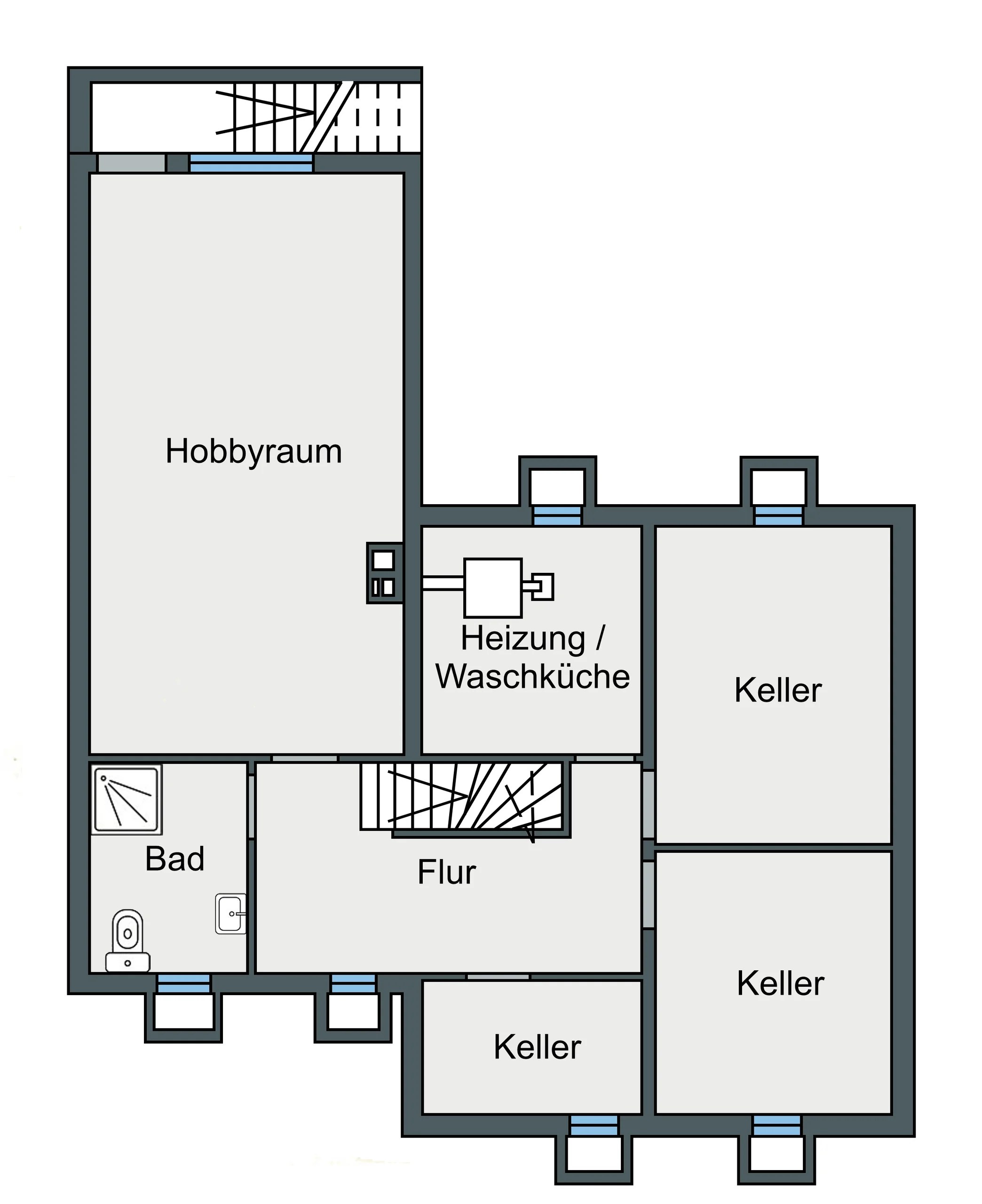 KA-Durlach | Familienfreundliches Einfamilienhaus mit 7 Zimmern, Hobbyraum, Garten & 2 TG-Stellplätzen - ruhige, zentrale Lage - sofort bezugsfrei