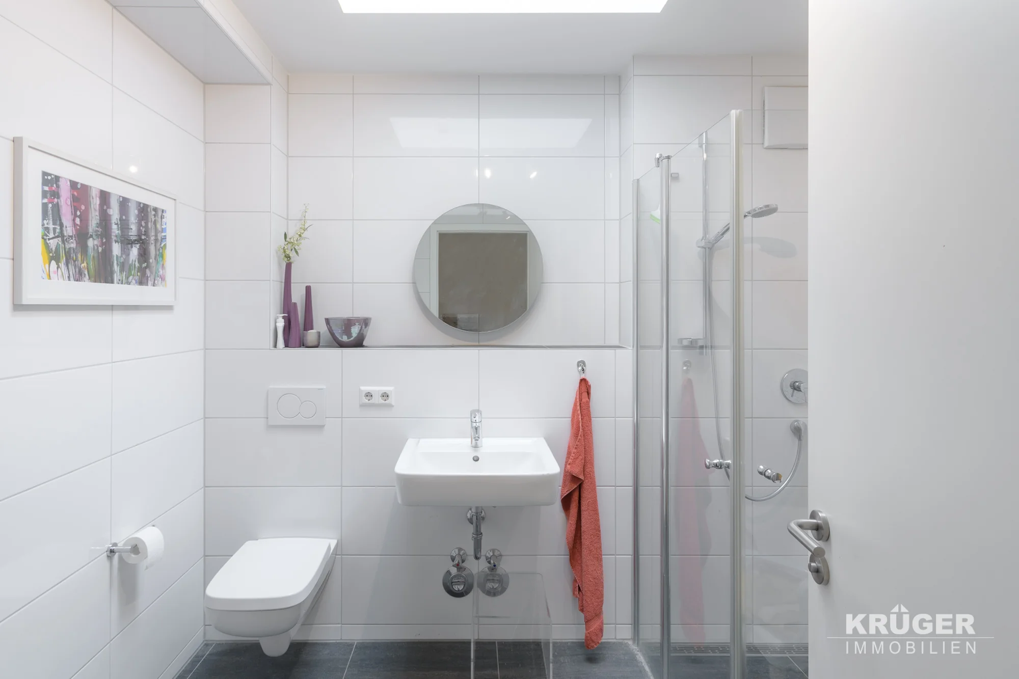 KA-Rüppurr / anspruchsvolle & großzügige Maisonette-Wohnung mit EBK, Balkon, Keller, TG- und KFZ-Stellplatz auf Erbpachtgrundstück / Wohnanlage „Alb-Aue“ / bezugsfrei