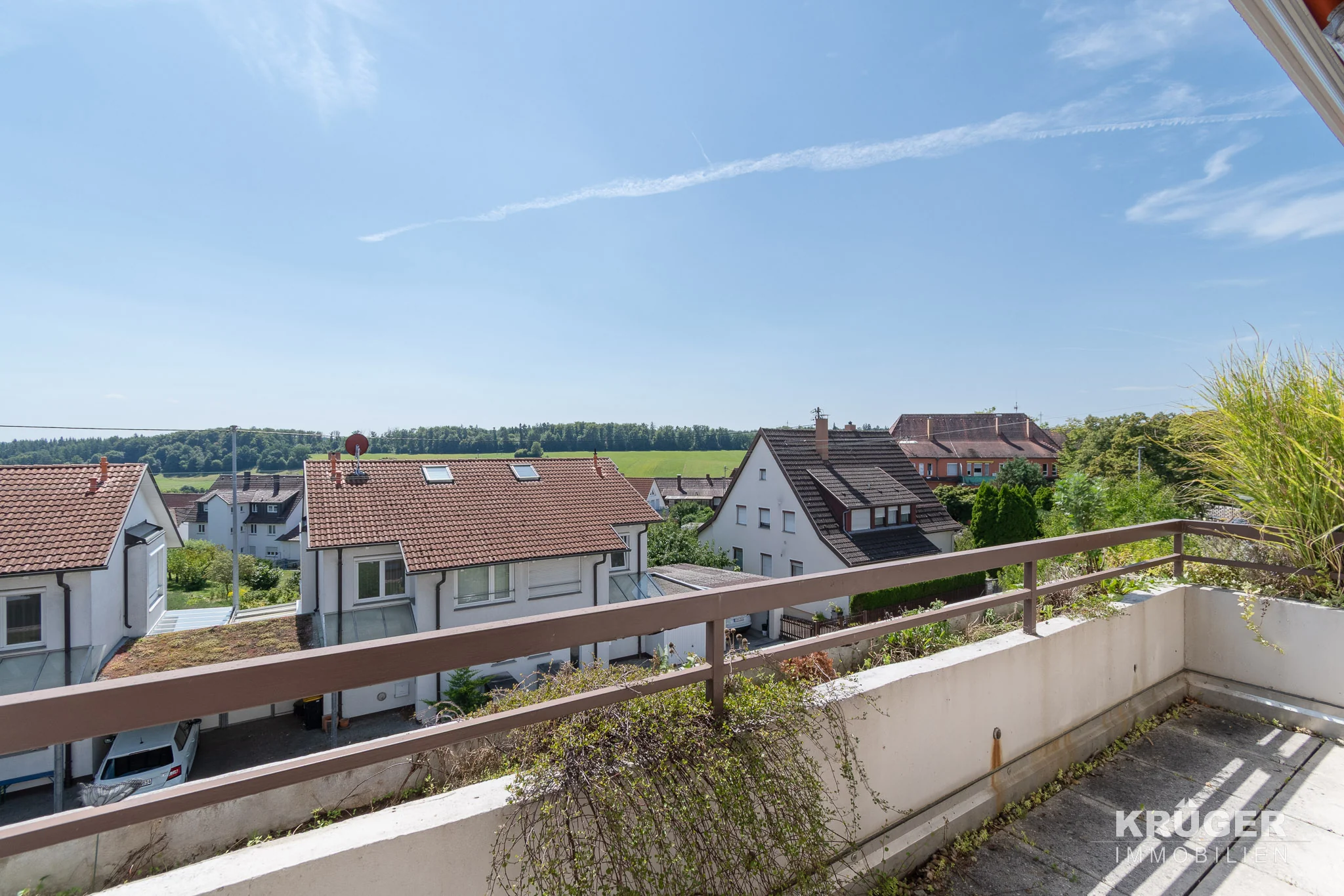 Leinfelden-Echterdingen, Ortsteil Musberg - Helle 4-Zi.-Whg. mit Balkon und TG-Stellplatz - Sofort frei