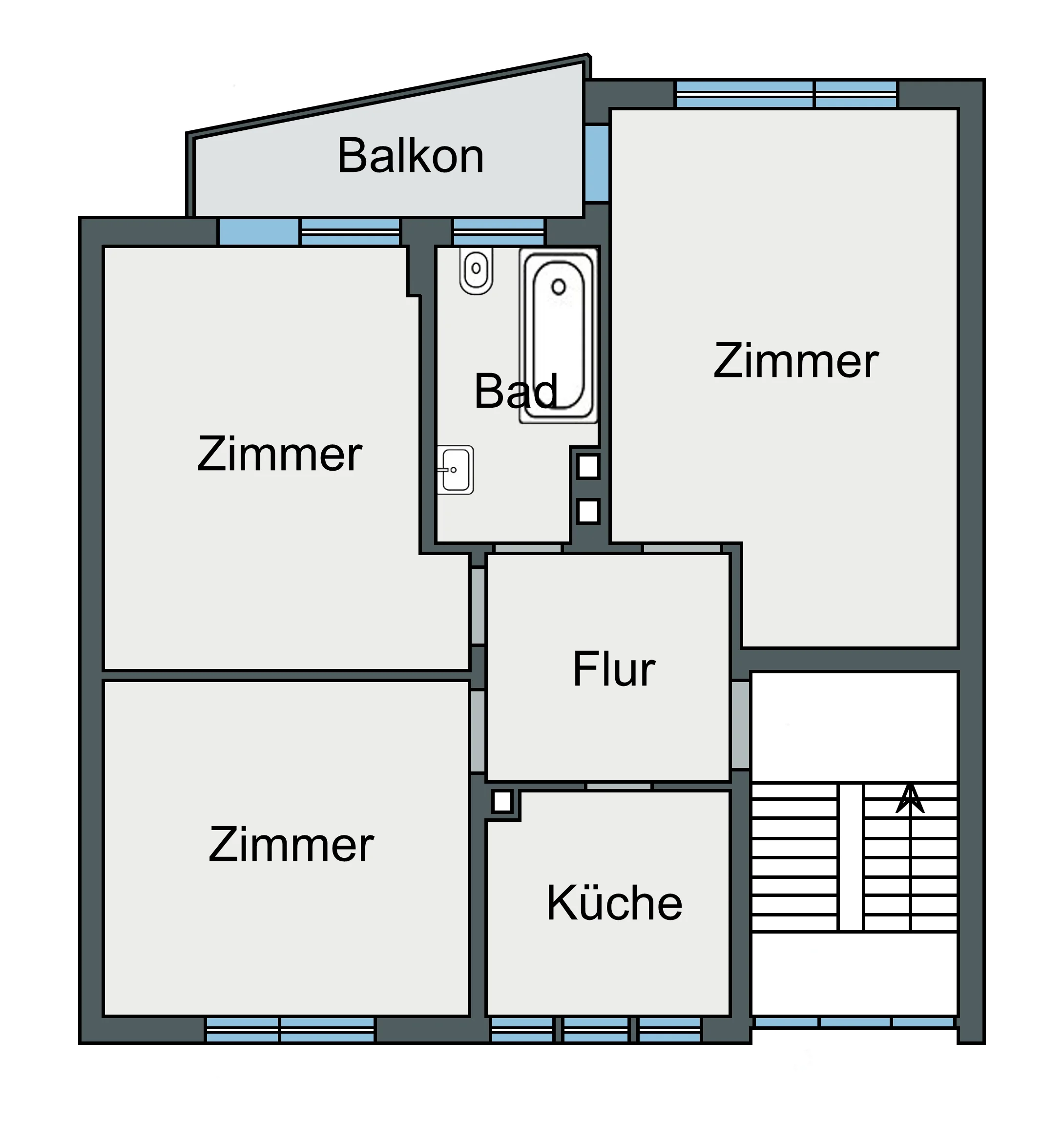 Karlsruhe-Durlach | Gepflegtes Mehrfamilienhaus mit drei Wohneinheiten (EG frei & DG freiwerdend), Doppelgarage und großem Gartengrundstück