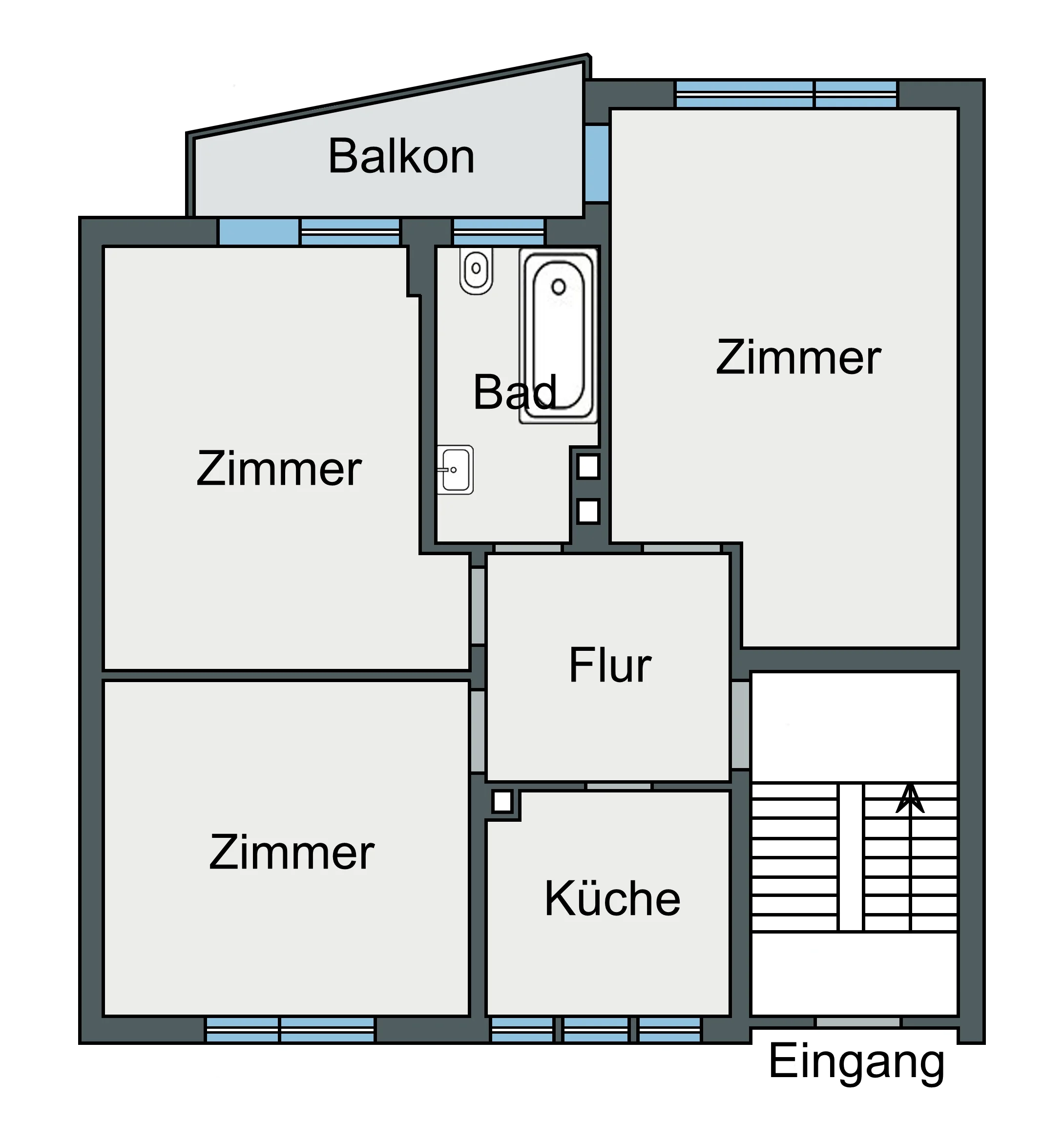 Karlsruhe-Durlach | Gepflegtes Mehrfamilienhaus mit drei Wohneinheiten (EG frei & DG freiwerdend), Doppelgarage und großem Gartengrundstück