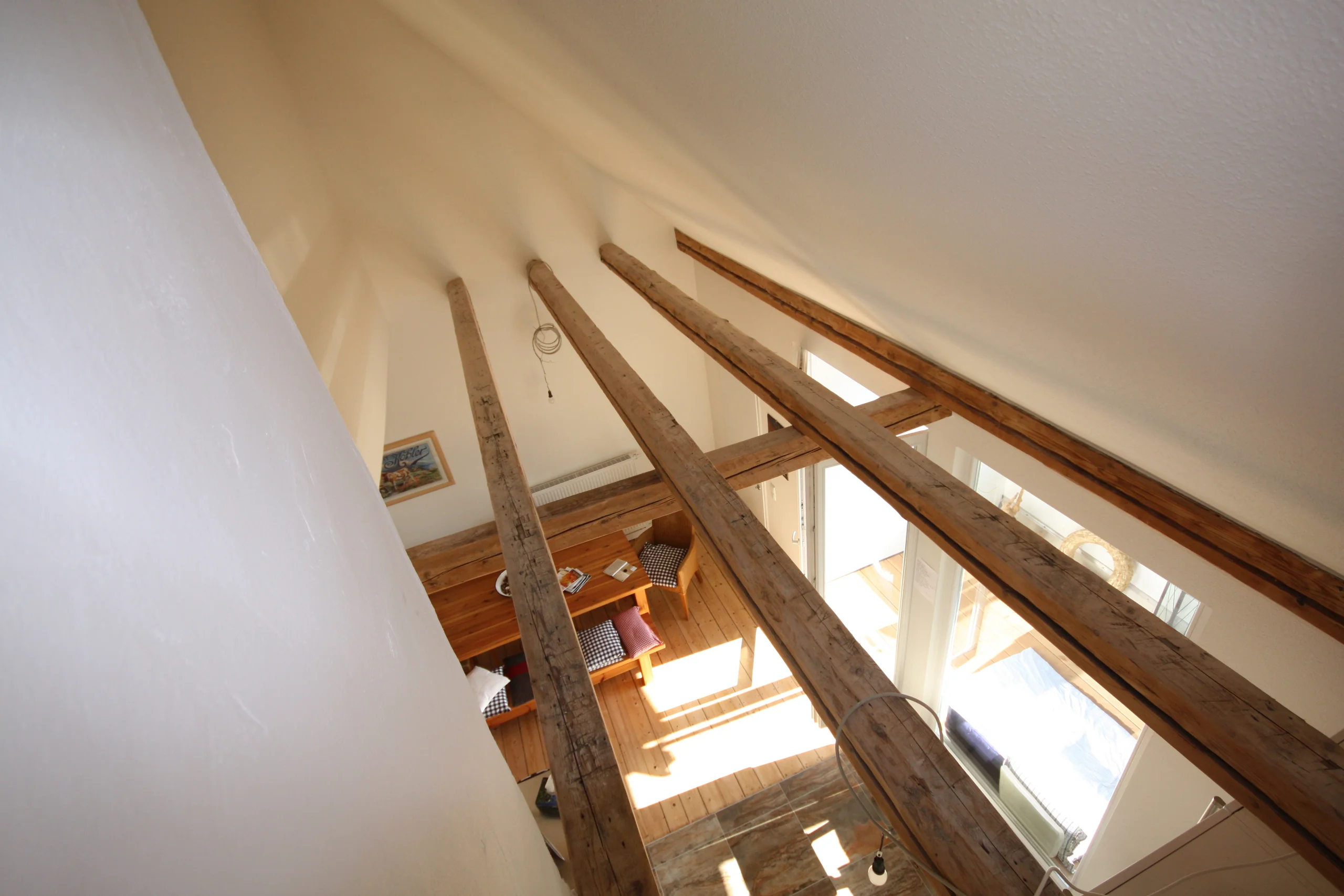 Sanierte 3-Zi-DG-Studio-Maisonette-Wohnung mit Loggia & Einbauküche in stilvollem Altbau in Durlach mit Turmbergblick