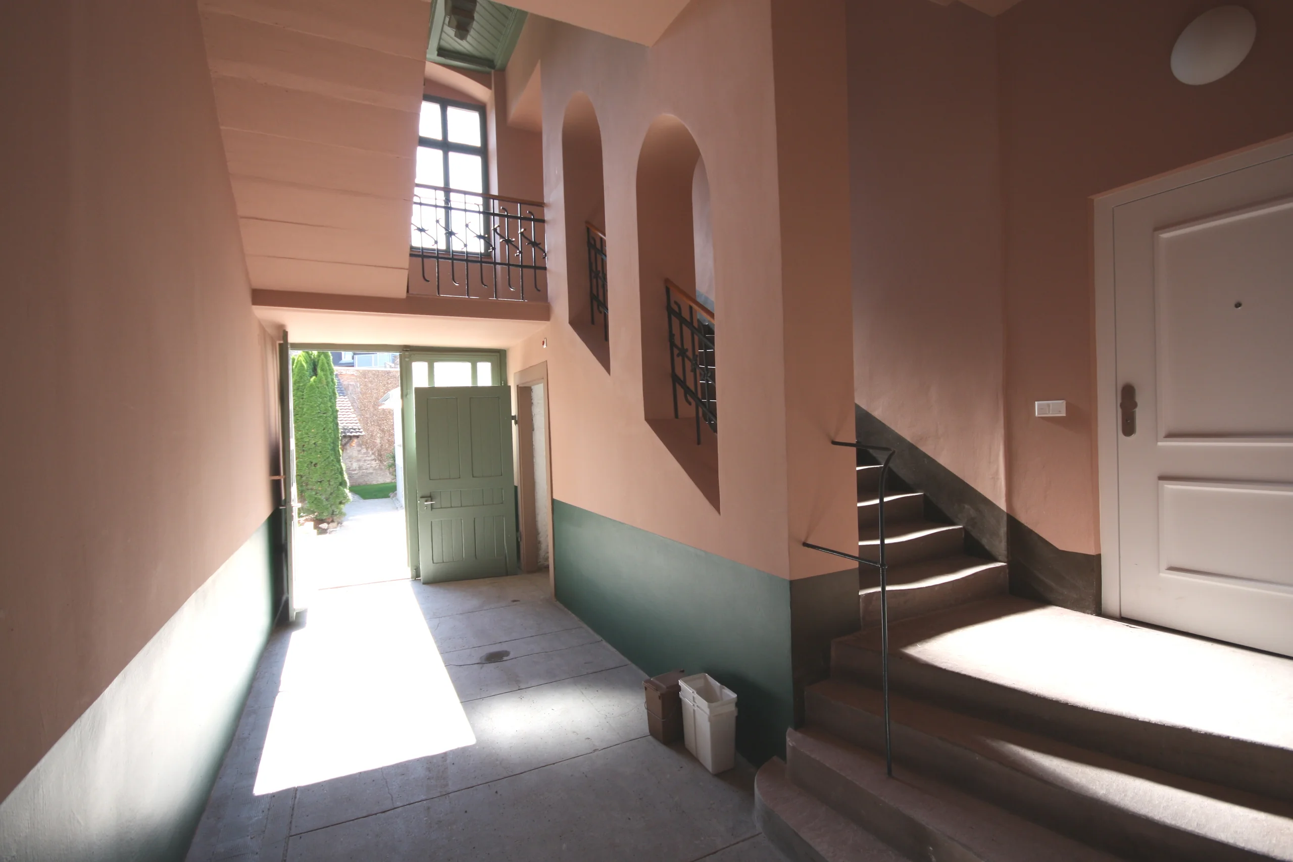Sanierte 3-Zi-DG-Studio-Maisonette-Wohnung mit Loggia & Einbauküche in stilvollem Altbau in Durlach mit Turmbergblick
