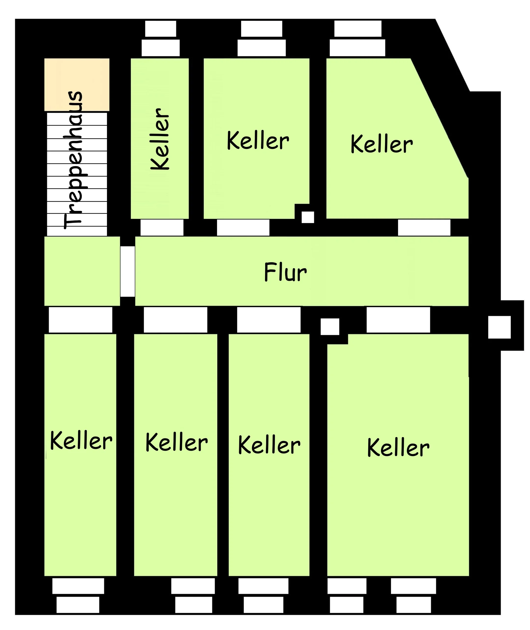 Solides Mehrfamilienhaus mit 4 Einheiten in Nürnberg / Nahe zum Stadtpark