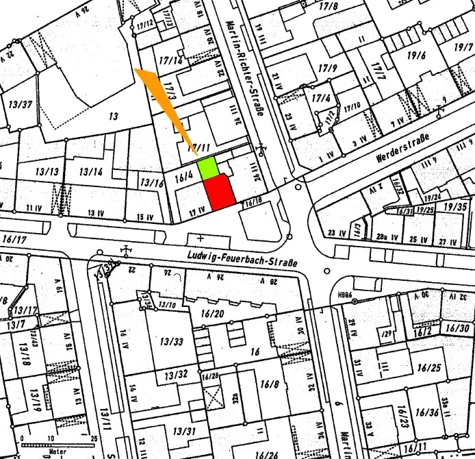 Solides Mehrfamilienhaus mit 4 Einheiten in Nürnberg / Nahe zum Stadtpark