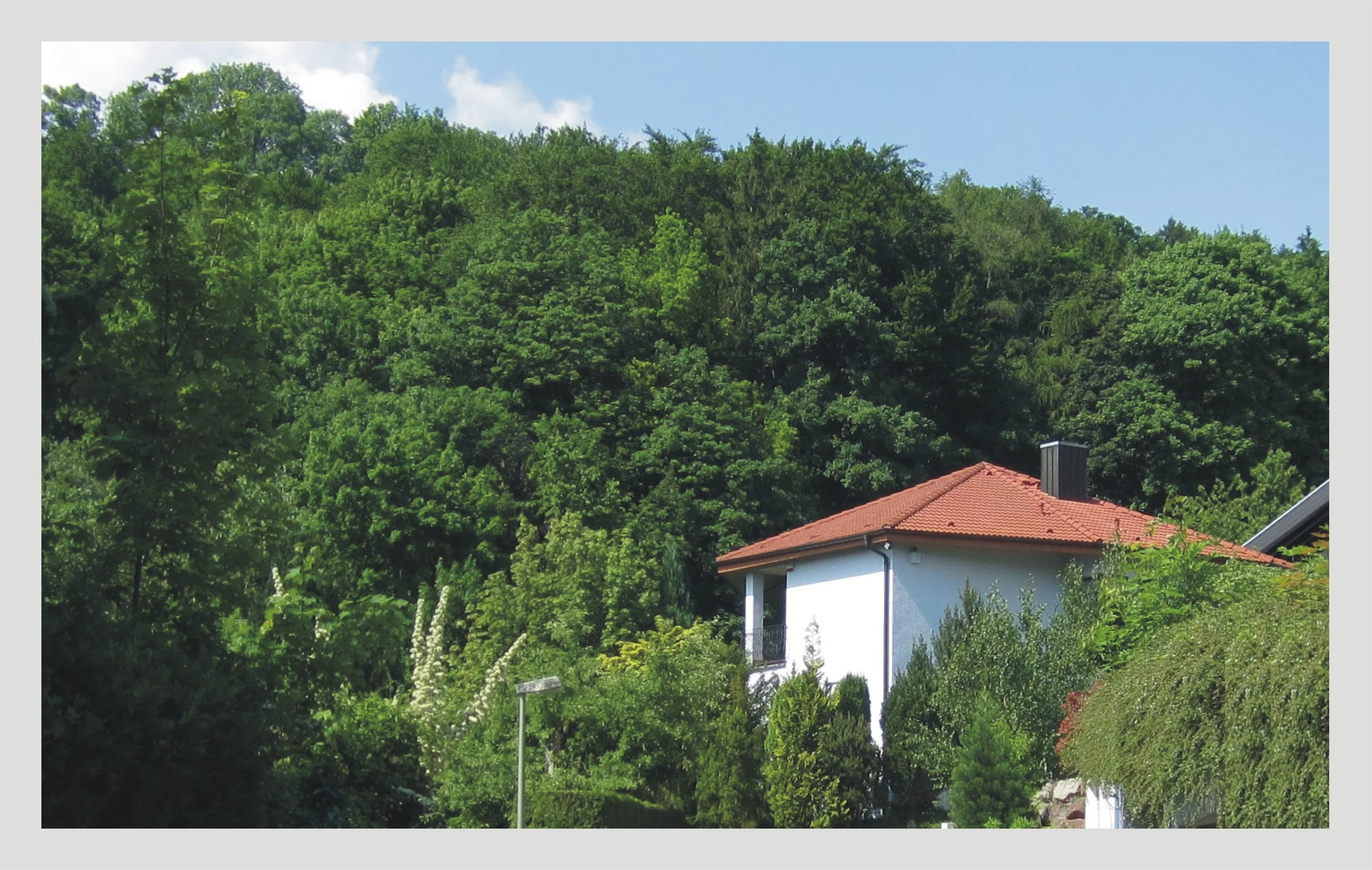 Karlsruhe-Durlach-Guggelensberg / Gepflegtes 1-Familienhaus mit Einliegerwohnung auf tollem Eckgrundstück in einzigartiger, naturnaher und ruhiger Hangwohnlage - direkt angrenzend an den Wald des Durl