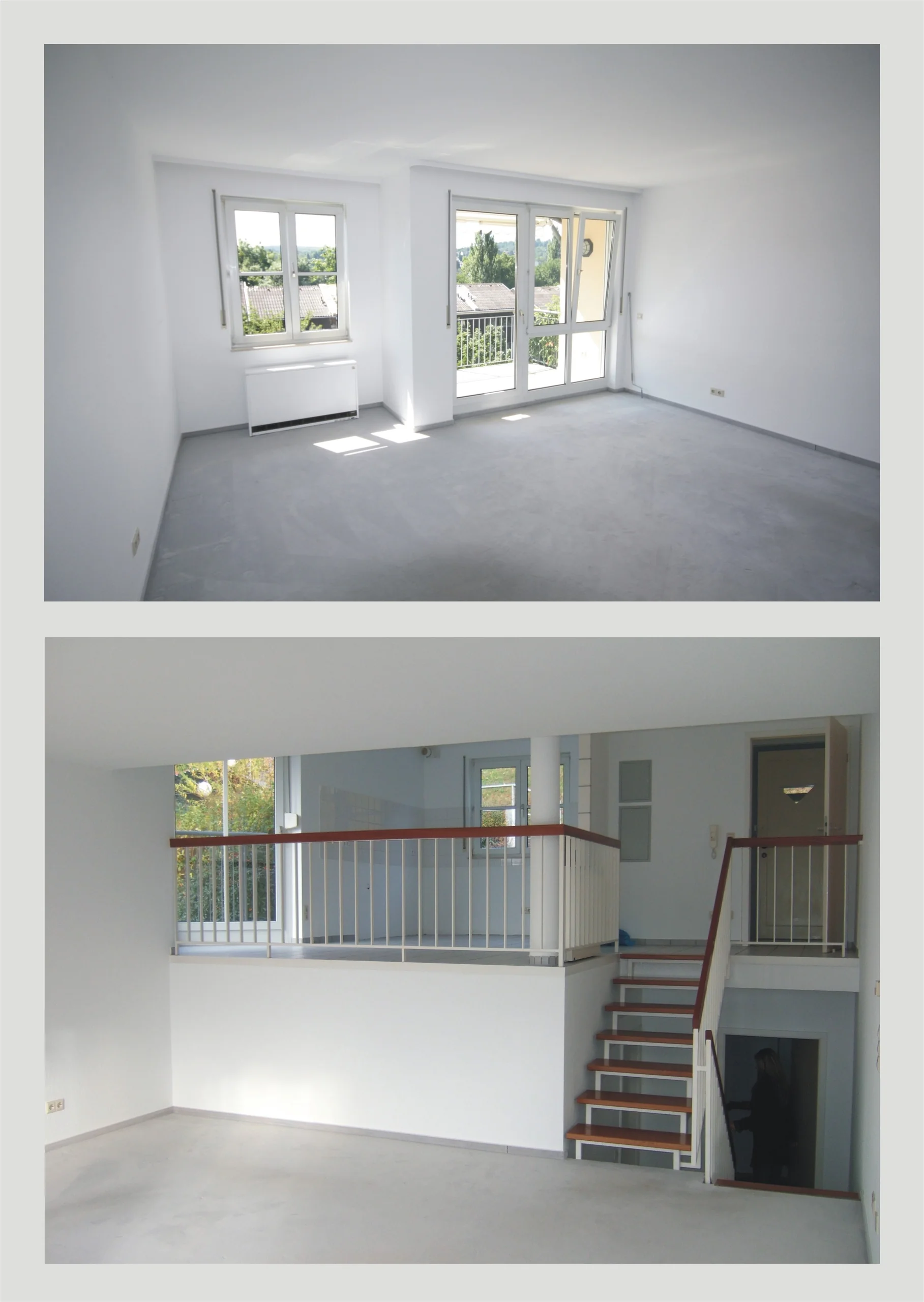 Karlsruhe-Grötzingen / Helle 3-Zi-Maisonette-Wohnung mit Balkon, Terrasse, Duplex-Parker & eigenem Garten in grüner Süd-Hang-Ortsrandlage / bezugsfrei zum 01.10.2012
