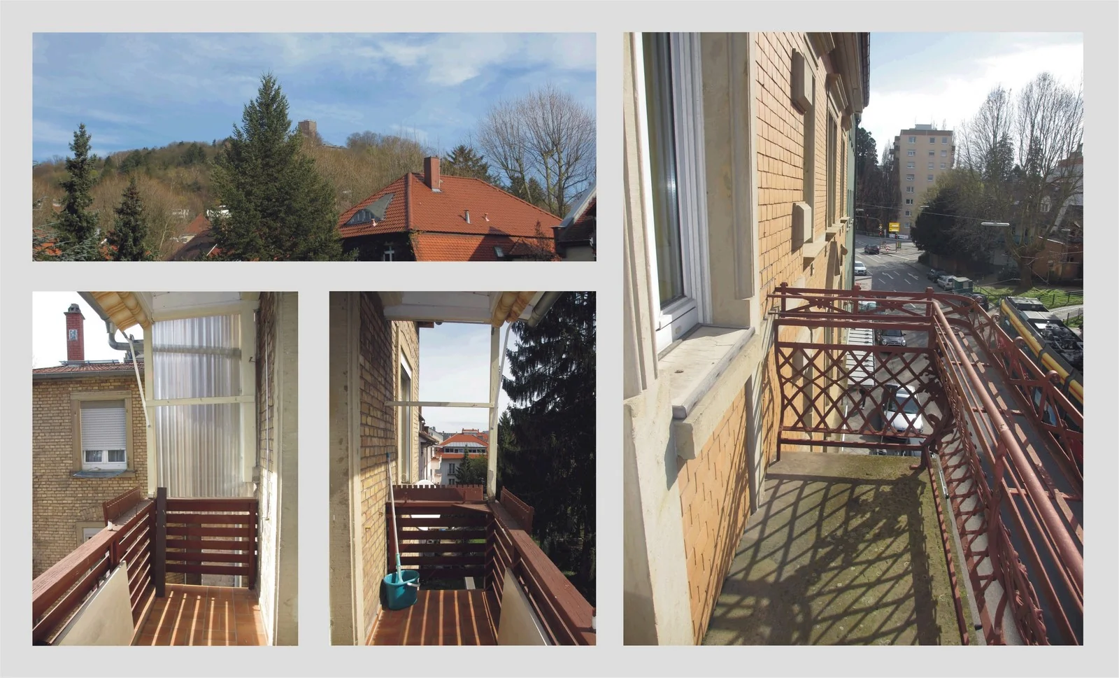Karlsruhe-Durlach / 3-Zimmer-Wohnung mit 2 Balkonen in stilvollem Altbau, Einbauküche, Tageslichtbad, Turmbergblick, uvm. sofort bezugsfrei!