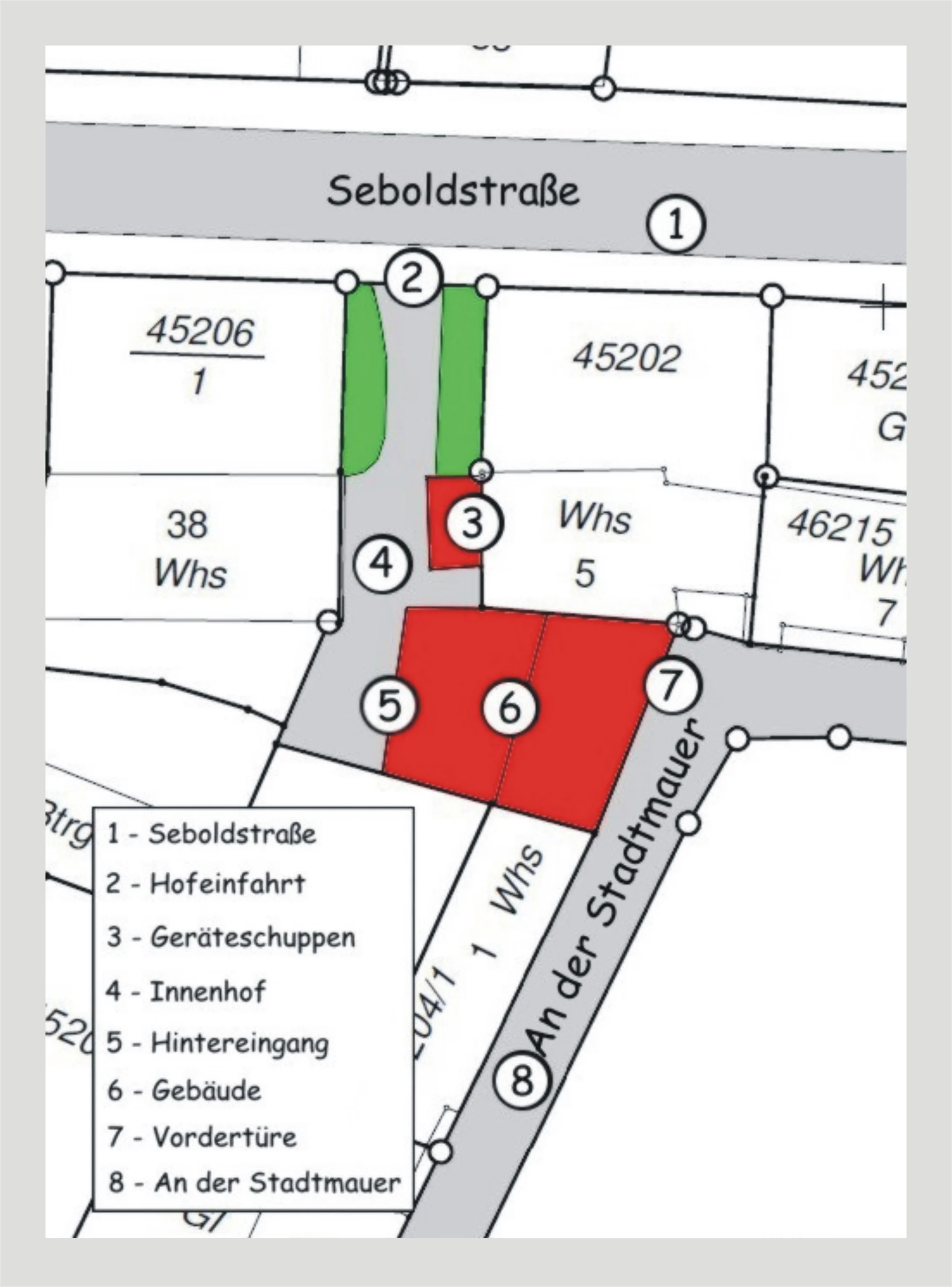 KA-Durlach / 1-Familienhaus mit Grundstück in toller Altstadtlage - An der Stadtmauer - mit historischem Stadtmauerbogen