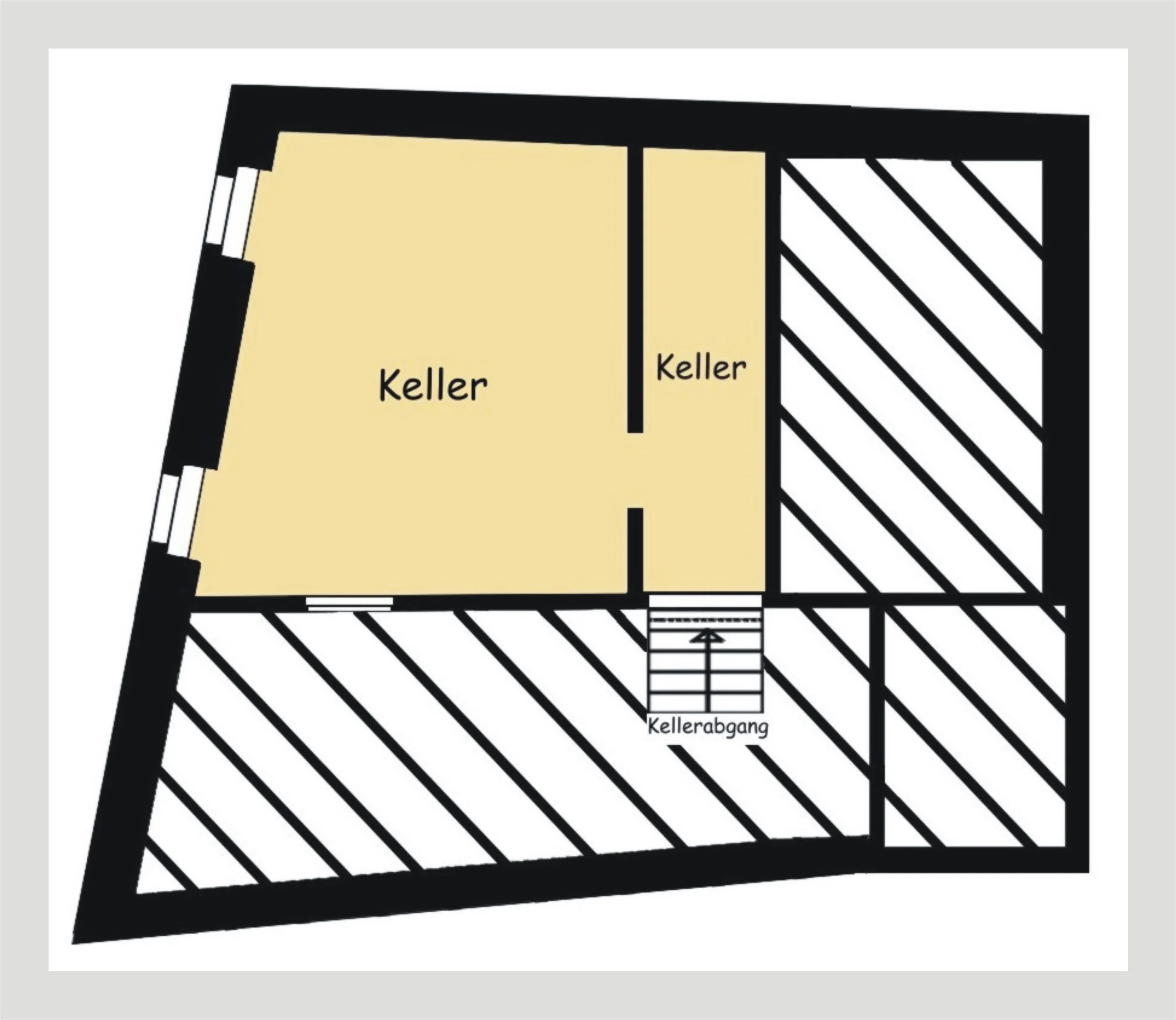 KA-Durlach / 1-Familienhaus mit Grundstück in toller Altstadtlage - An der Stadtmauer - mit historischem Stadtmauerbogen