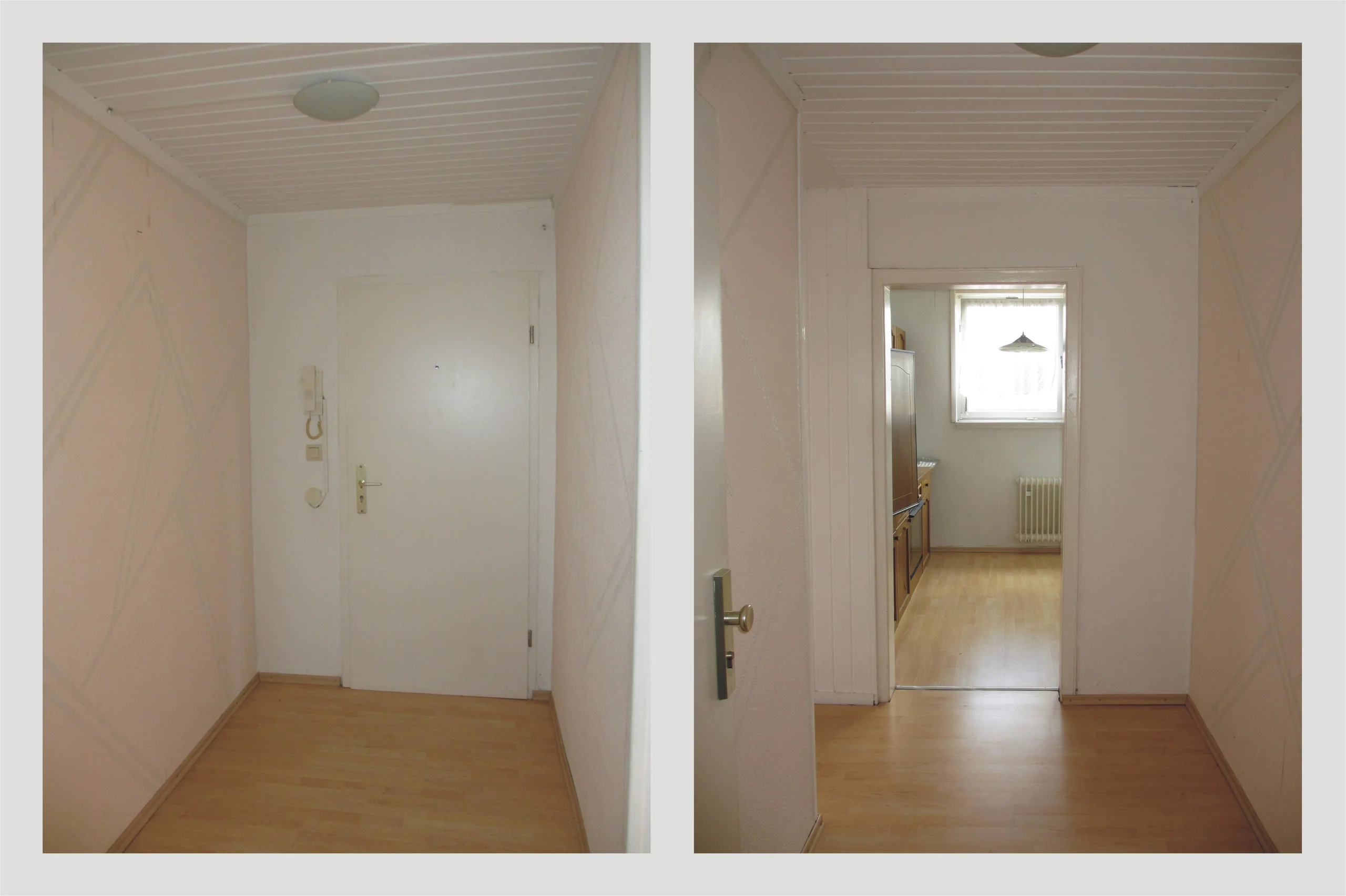 Karlsruhe-Grünwinkel / preiswerte & renovierungsbedürftige 1-Zimmer-DG-Wohnung mit KFZ-Stellplatz und EBK / sofort bezugsfrei