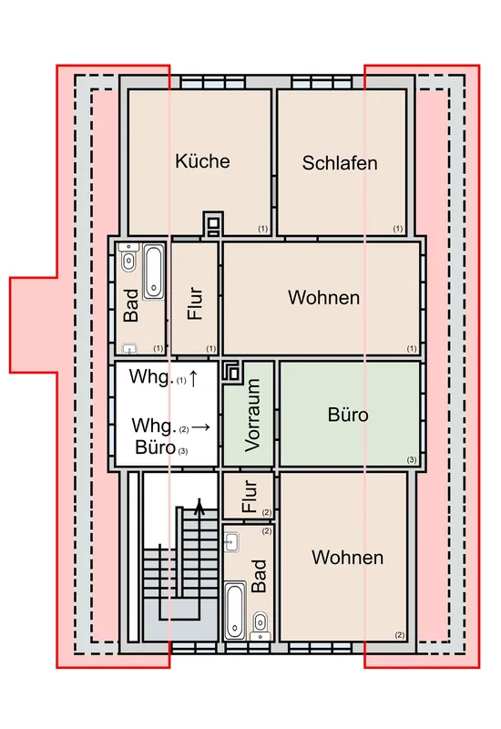 Grundriss Obergeschoss