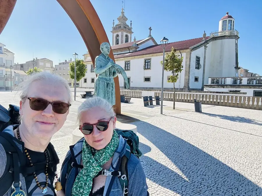 Timea und Joachim Krüger am Start in Póvoa de Varzim