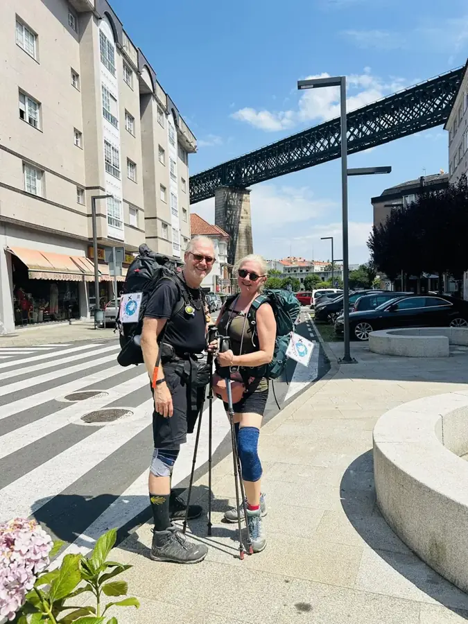 Joachim und Timea Krüger in Redondela