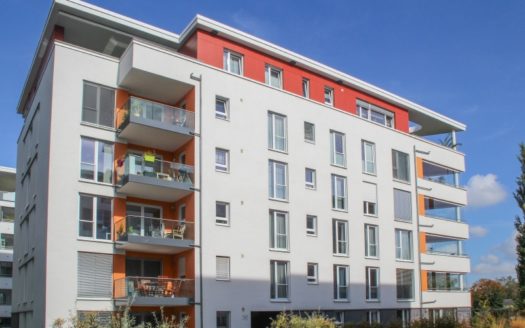 KA-Südoststadt, City Park / besondere und hochwertige Penthouse-Wohnung mit sichtgeschützter Dachterrasse, Kellerraum, zwei TG-Plätze – vermietet